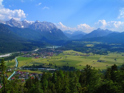 Hochtal an der oberen Isar