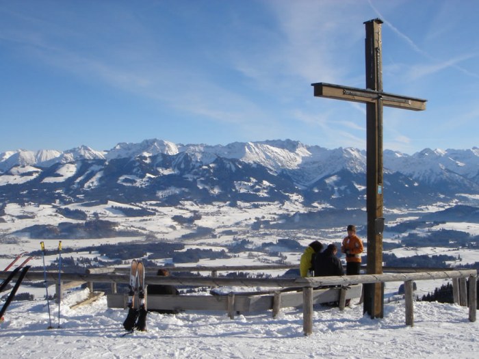 Winterwanderung zum Ofterschwanger Horn
