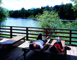 Liegepavillon am Auwaldsee