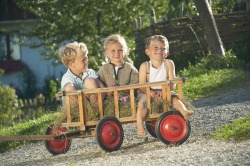 Kinder im Leiterwagen 4