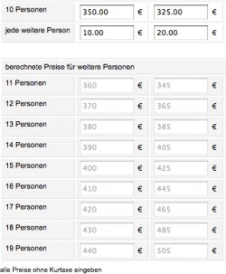 preisliste