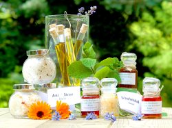 Kräuterprodukte Mit den Kr�utern aus der Natur oder dem Bauerngarten lassen sich verschiedenste Produkte herstellen, die Gesundheit und Wohlbefinden f�rdern.