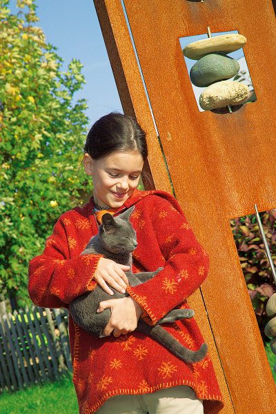 Lucie mit Katze Lucie mit Katze