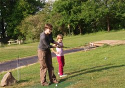 Ländliches Golfen
