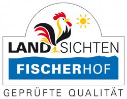 Qualitätssiegel_Fischerhof  Siegel "Landsichten-Fischerhof - Gepr�fte Qualit�t" der Bundesarbeitsgemeinschaft f�r Urlaub auf dem Bauernhof und Landtourismus in Deutschland e.V.
