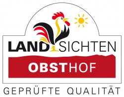 Qualitätssiegel_Obsthof  Siegel "Landsichten-Obsthof - Gepr�fte Qualit�t" der Bundesarbeitsgemeinschaft f�r Urlaub auf dem Bauernhof und Landtourismus in Deutschland e.V.