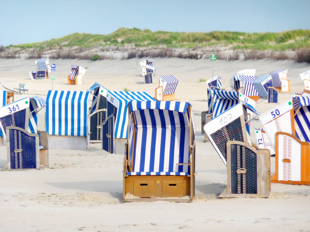 Strandkörbe auf Norderney