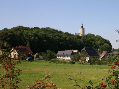 Blick zur Burg Posterstein Blick zur Burg Posterstein