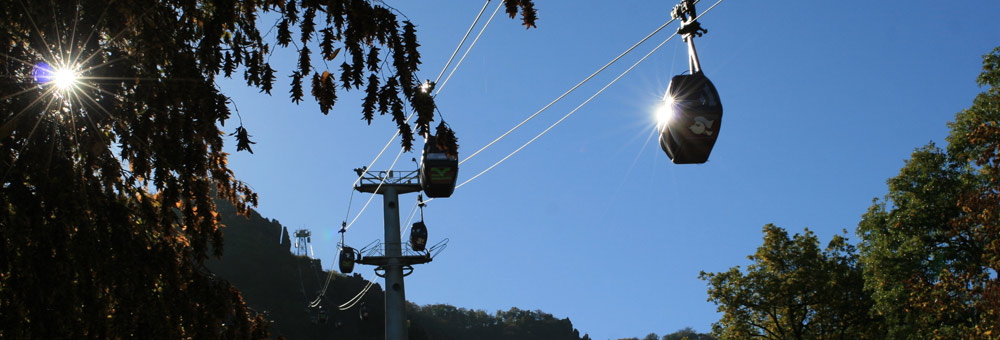 Seilbahn zum Hexentanzplatz in Thale om Harz