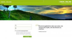 Log-In-Bereich