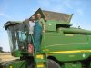 M&auml;hdrescher John Deere im Einsatz
