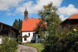Kapelle Bezaubernde Kapelle Maria Heimsuchung in Pfronten-Meilingen.