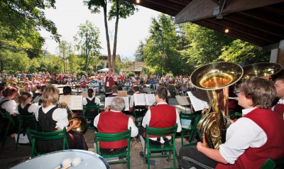 Standkonzert im Kurpark (&copy; Pfronten Tourismus/ E. Reiter : Pfronten Tourismus/ E. Reiter )
