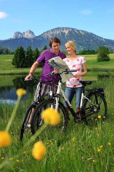 Auf zwei Rädern unterwegs (&copy; Pfronten Tourismus/ E. Reiter : Pfronten Tourismus/ E. Reiter )