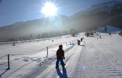 Skizentrum Pfronten Vier �bungslifte im Skizentrum bringen auch die kleinsten "Skizwergerl" sicher nach oben.