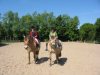 Reiten auf Kira und Kora