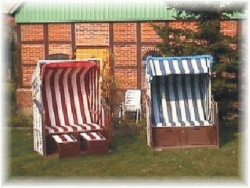 Strandk&ouml;rbe im Garten