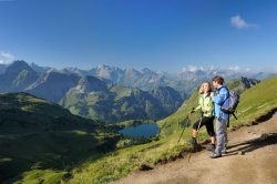 Nebelhorn und Seealpsee