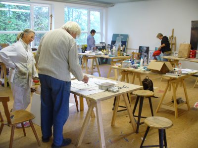 Malen in der Kunstwerkstatt Malen in der Kunstwerkstatt