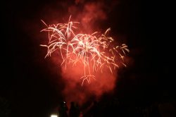 Feuerwerk beim Bühler Seenachtsfest