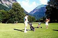 Golfplatz in den Allgäuer Alpen