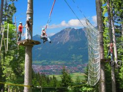 Kletterwald am Söllereck Am S�llereck erwartet Sie ein vielseitiger Kletterwald. Testen Sie Ihre Grenzen aus und durchlaufen Sie in schwindligen H�hen abwechslungsreiche Parcours!