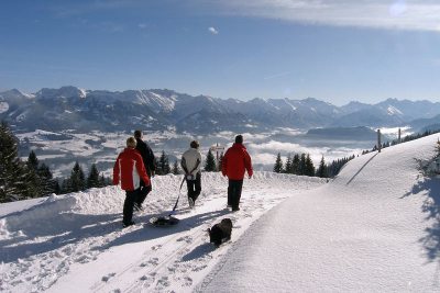Winterwandern in Blaichach