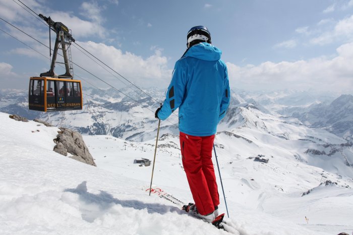 Nebelhorn - Gipfelbahn im Winter (&copy; Das Höchste : Kleinwalsertaler Bergbahn AG )