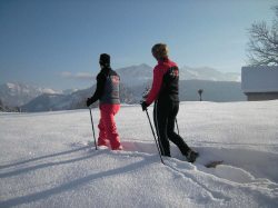Schneeschuh Tour bei Burgberg