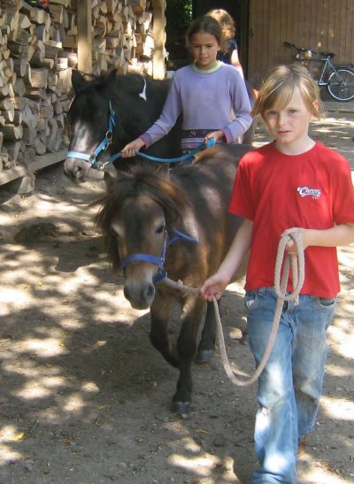 Kinder mit Ponys Kinder mit Ponys