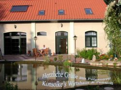 Terrasse im Abendlicht