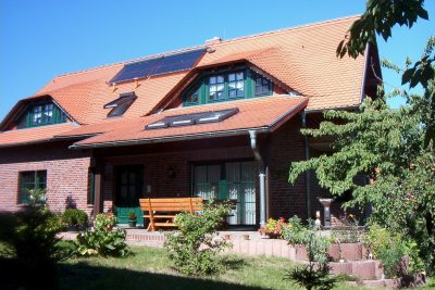 Terrasse Kr&auml;uter-Landhaus
