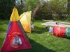 Im Garten toben und spielen