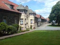Blick &uuml;ber den Gutshof