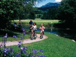 Radausflug Familienradausflug am Grundbach