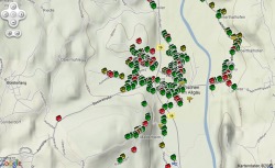 Georeferenzierte Karte