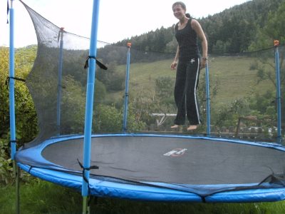 Spaß beim Hüpfen Spaß beim Hüpfen