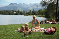 Badesee in Ofterschwang