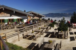 Panoramablick von der Weltcup-Hütte