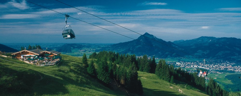 Bergbahn Ofterschwang Panorama