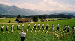 Alphorn-Treffen Treffen der Alphornbläser in Ofterschwang