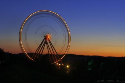 Skylinepark bei Nacht Riesenrad2 Skylinepark bei Nacht Riesenrad2