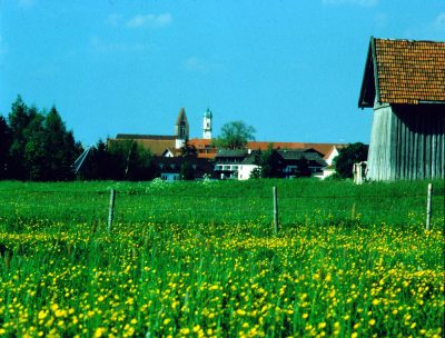 Landschaftsbild mit Wörishofen Landschaftsbild mit Wörishofen