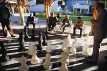 Schach Schachspielen unter freiem Himmel in Bad Wörishofen