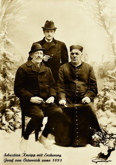 Kneipp mit Erzherzog Josef von Österreich