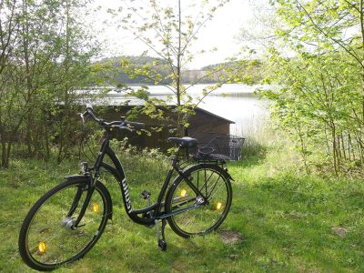 Fahrrad am Bootshaus Fahrrad am Bootshaus