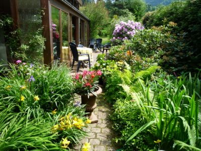 Südterrasse vor den Wintergärten Südterrasse vor den Wintergärten