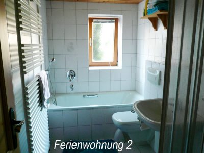 Badezimmer - Ferienwohnung 2 Badezimmer - Ferienwohnung 2